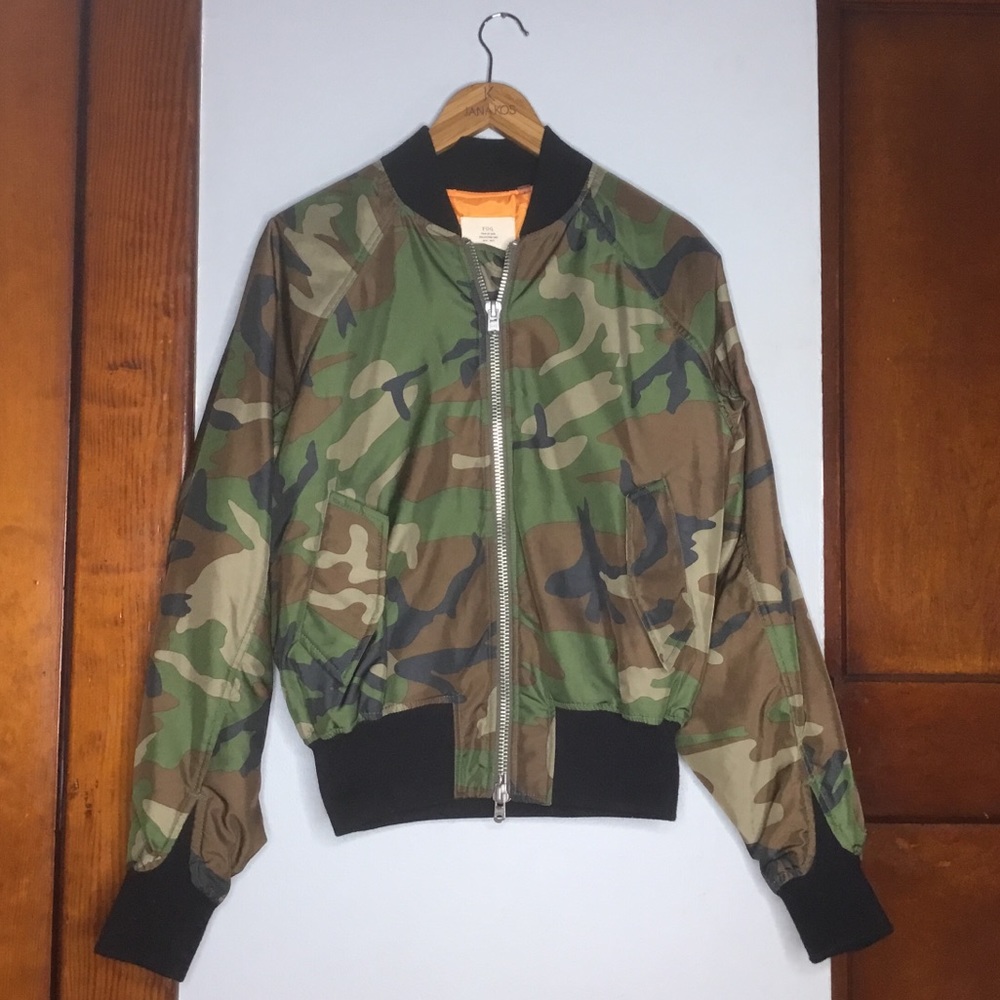 Fear Of God Camo Bomber Jacket Small
